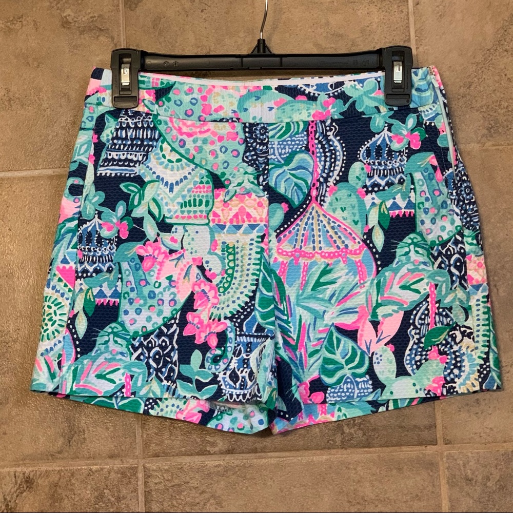 Lilly Pulitzer Malie Stretch Shorts size 0 NWT